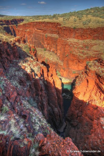 Blick vom Oxers Lookout - Karijini NP - Weano Gorge HDR (2)