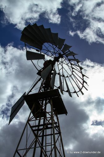 Alte Windmühle im Lakefield NP auf Cape York