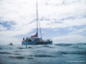 Unser Schnorchelschiff am Great Barrier Reef