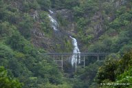Wasserfall bei der Zugfahrt in Cairns (1)