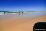 Angler am Strand von Fraser Island